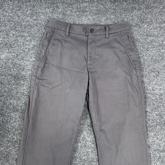 Birddogs Gray Unlined Performance Pant Mens 28x28 Stretch Chino Golf - Picture 2 of 11